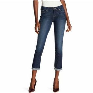 PAIGE DENIM Kylie Crop Skinny Dark Wash Jeans